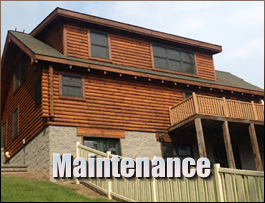  Piedmont, Ohio Log Home Maintenance